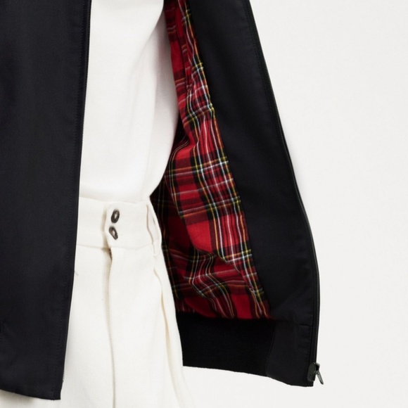 Fred Perry Harrington Jacket in Black J7320 - Size Medium - MSRP $370 - BNWT - Picture 4 of 6